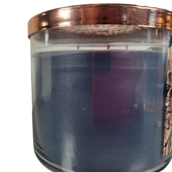 Bath & Body Works Black Teakwood 14.5 oz 3-Wick Scented Candle Limited Edition - Picture 4 of 10